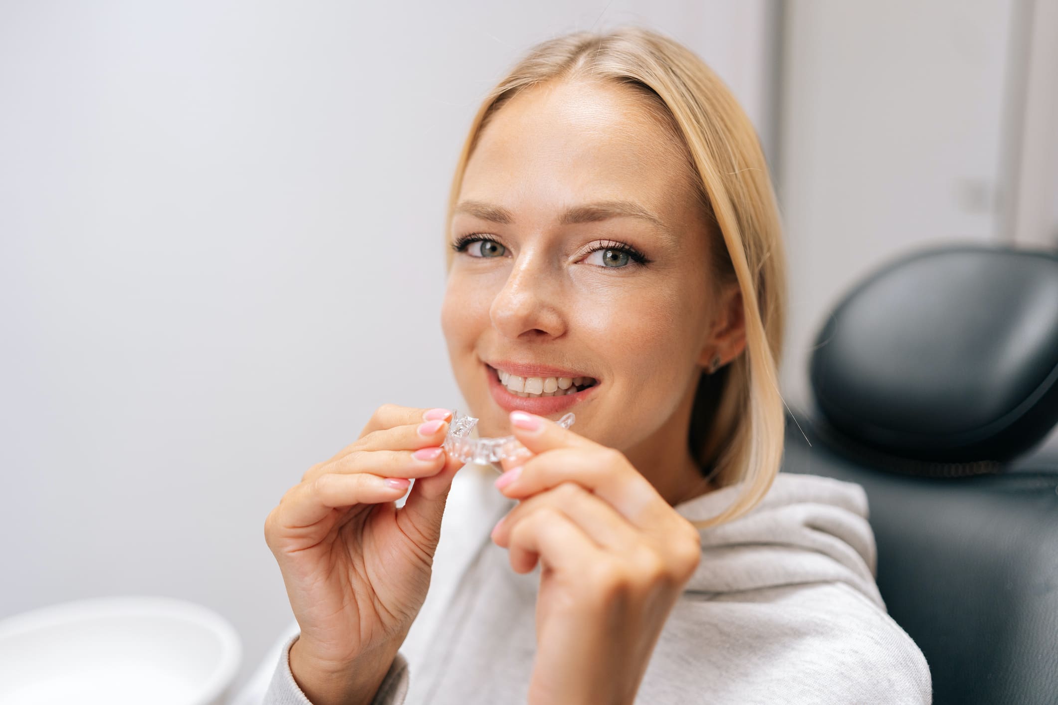 Clear aligners for adults